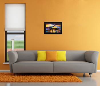 Beautiful Palace View Matt Textured UV Art Painting 2