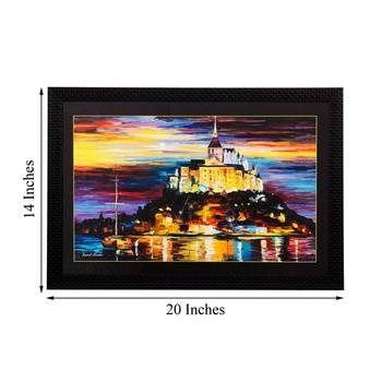 Beautiful Palace View Matt Textured UV Art Painting 3