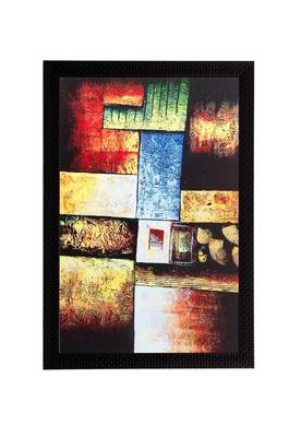 Abstract Matt Textured UV Art Painting 1