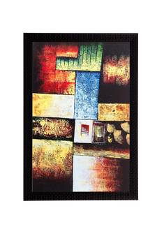 Abstract Matt Textured UV Art Painting