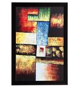 Abstract Matt Textured UV Art Painting