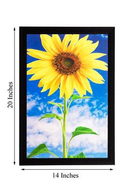 Sunflower Matt Textured UV Art Painting 3