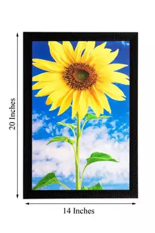 Sunflower Matt Textured UV Art Painting