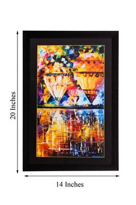 Colorful Balloon Matt Textured UV Art Painting 3