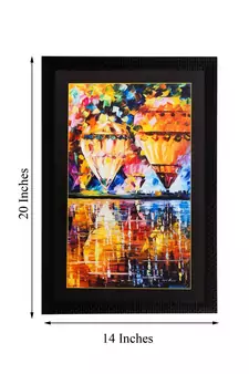Colorful Balloon Matt Textured UV Art Painting