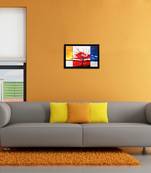 Abstract Colorful Tree Matt Textured UV Art Painting