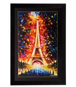 Beautiful Eiffel Tower Matt Textured UV Art Painting