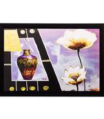 Vase and Flowers Matt Textured UV Art Painting