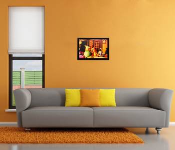 Dancing Village Women Matt Textured UV Art Painting 2