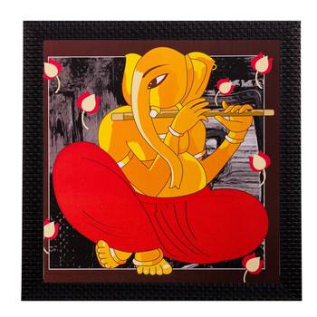 Lord Ganesha Matt Textured UV Art Painting 1