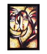 Abstract Faces Matt Textured UV Art Painting