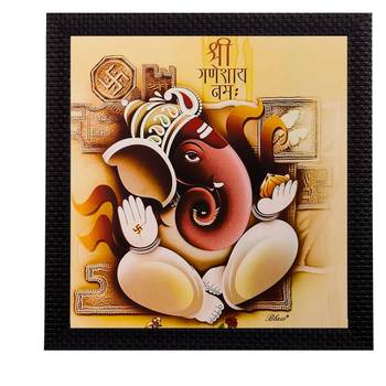 Lord Ganesha Matt Textured UV Art Painting 1