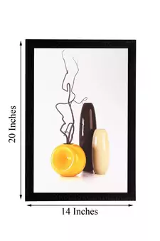 Beautiful Vases Matt Textured UV Art Painting
