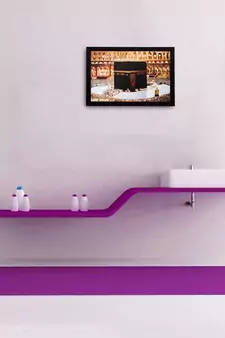 Prayer Room View Matt Textured UV Art Painting