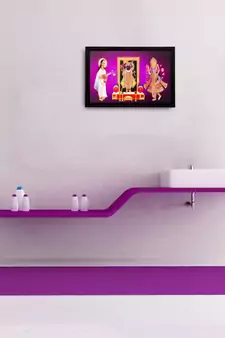 Balaji Matt Textured UV Art Painting