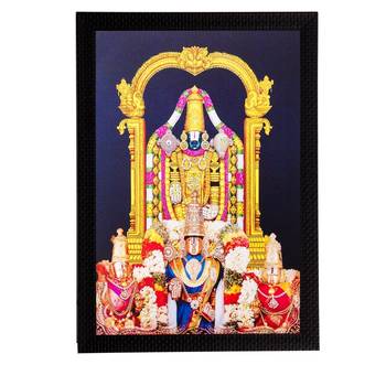 Lord Balaji Matt Textured UV Art Painting 1