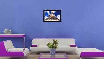 Lord Buddha Matt Textured UV Art Painting 2