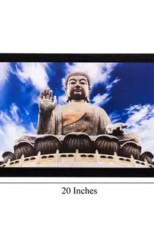Lord Buddha Matt Textured UV Art Painting
