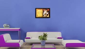 Lord Ganesha Matt Textured UV Art Painting 2