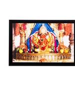 lord Ganesha Matt Textured UV Art Painting