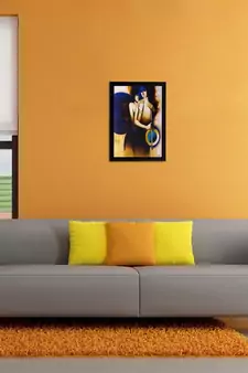 Love Couple Matt Textured UV Art Painting