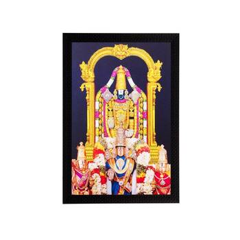 Lord Balaji Matt Textured UV Art Painting 1