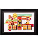 Shubh Laabh Matt Textured UV Art Painting