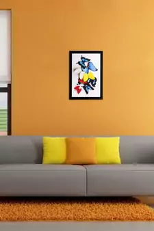 Colorful Butterflies Matt Textured UV Art Painting