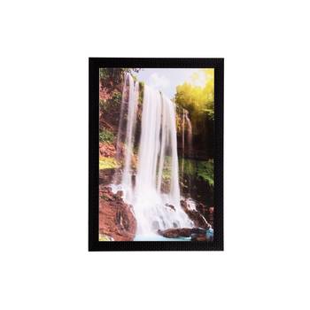 Waterfall View Matt Textured UV Art Painting 1