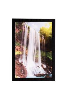Waterfall View Matt Textured UV Art Painting