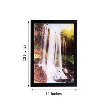 Waterfall View Matt Textured UV Art Painting 3