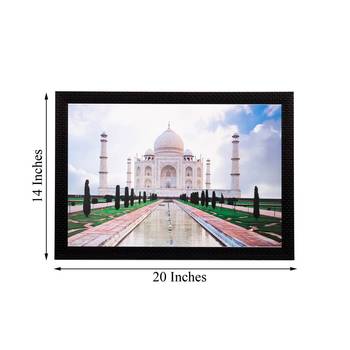 Taj Mahal Matt Textured UV Art Painting 2