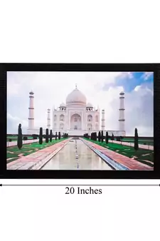 Taj Mahal Matt Textured UV Art Painting