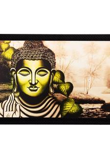 Meditating Lord Buddha Matt Textured UV Art Painting