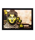 Meditating Lord Buddha Matt Textured UV Art Painting