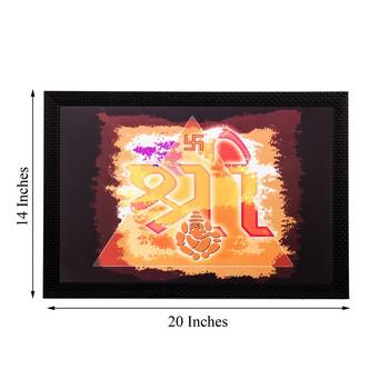 Religious Shree Matt Textured UV Art Painting 3