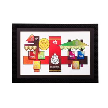 Shubh Labh Matt Textured UV Art Painting 1