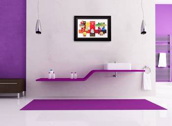 Shubh Labh Matt Textured UV Art Painting 2