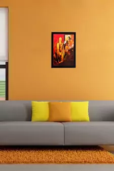 Still Life View Matt Textured UV Art Painting