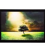 Garden View in Sunlight Matt Textured UV Art Painting