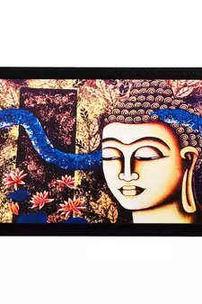 Spiritual Buddha Matt Textured UV Art Painting