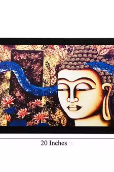 Spiritual Buddha Matt Textured UV Art Painting