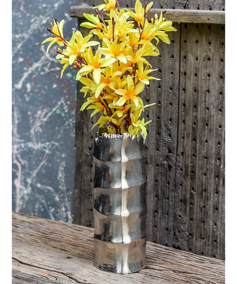 Pewter Flower Silver Vase Casa Decor 3056054