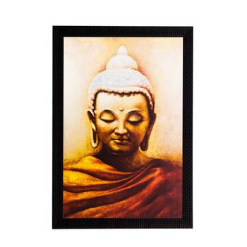 Enlightening Lord Buddha Matt Textured UV Art Painting 1
