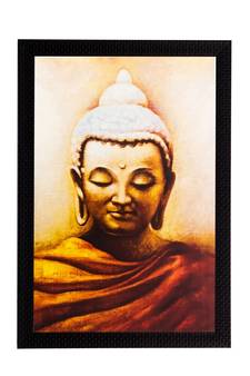 Enlightening Lord Buddha Matt Textured UV Art Painting