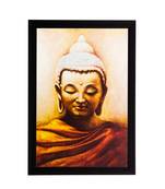 Enlightening Lord Buddha Matt Textured UV Art Painting
