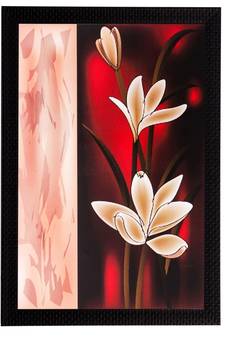 Floral Matt Textured UV Art Painting