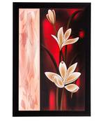 Floral Matt Textured UV Art Painting