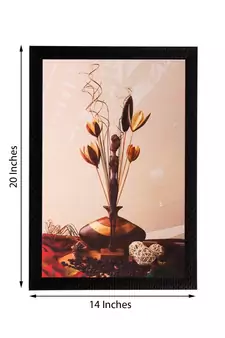 Vase and Stem Matt Textured UV Art Painting