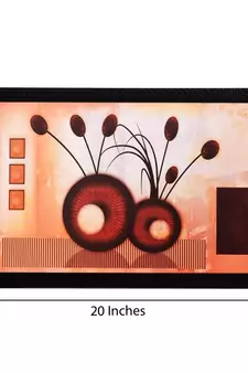 Vase and Stem Matt Textured UV Art Painting
